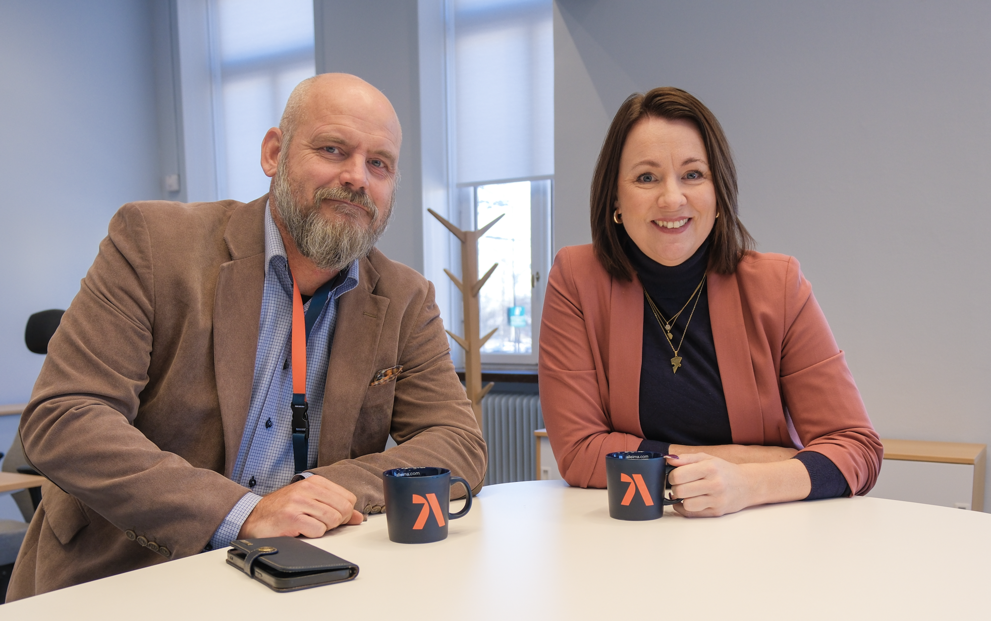 P&auml;r and Charlotte at Alleima